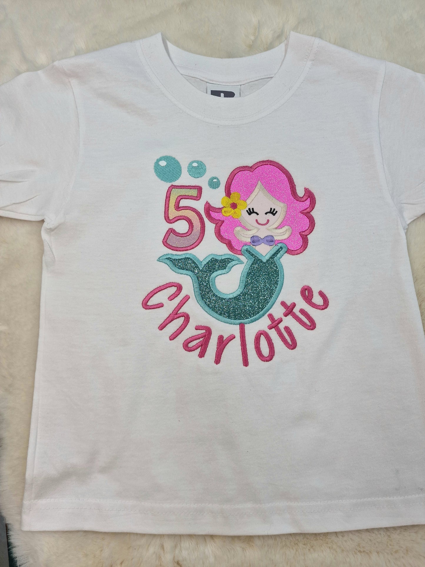 Mermaid Birthday T-shirt
