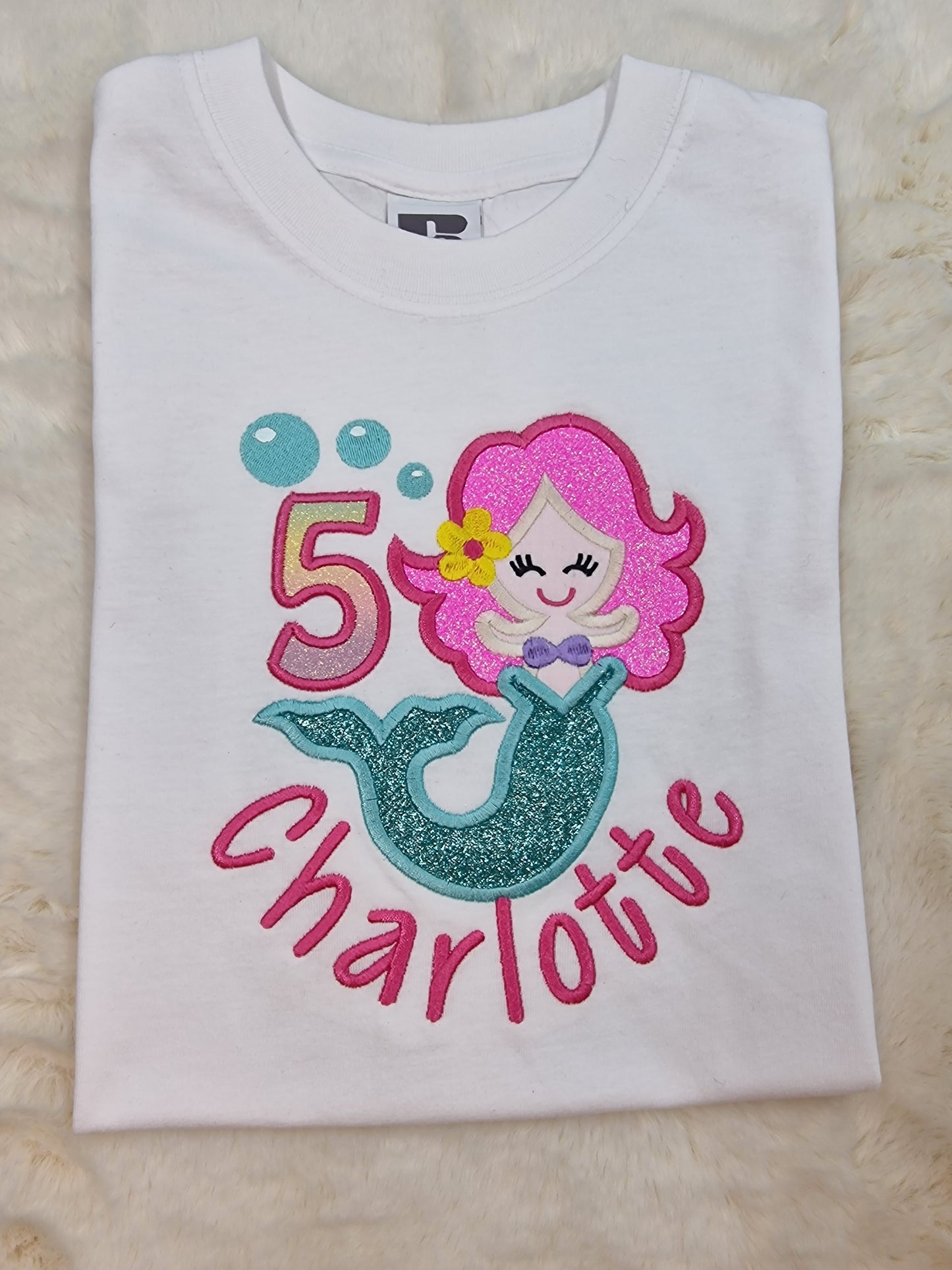 Mermaid Birthday T-shirt