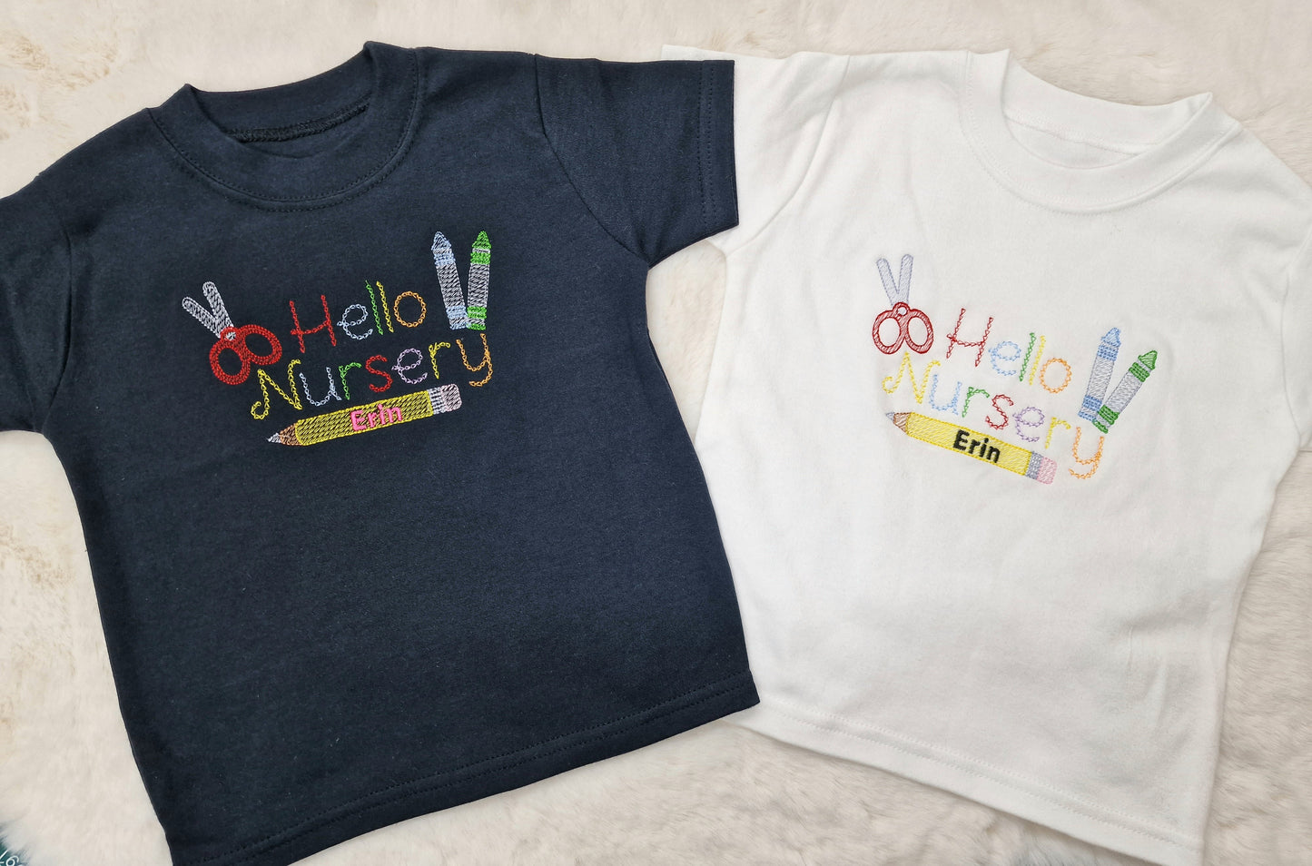 Hello Nursery Embroidered top