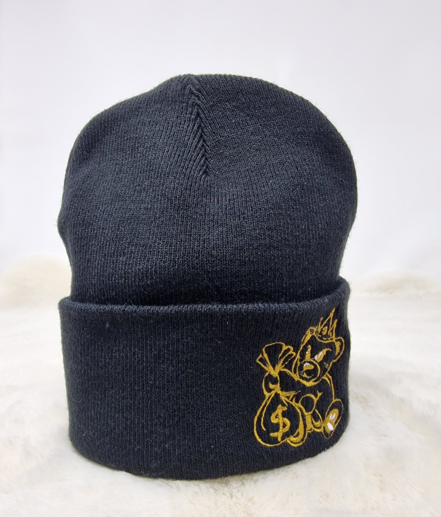 Embroidered Gangsta Teddy beanie