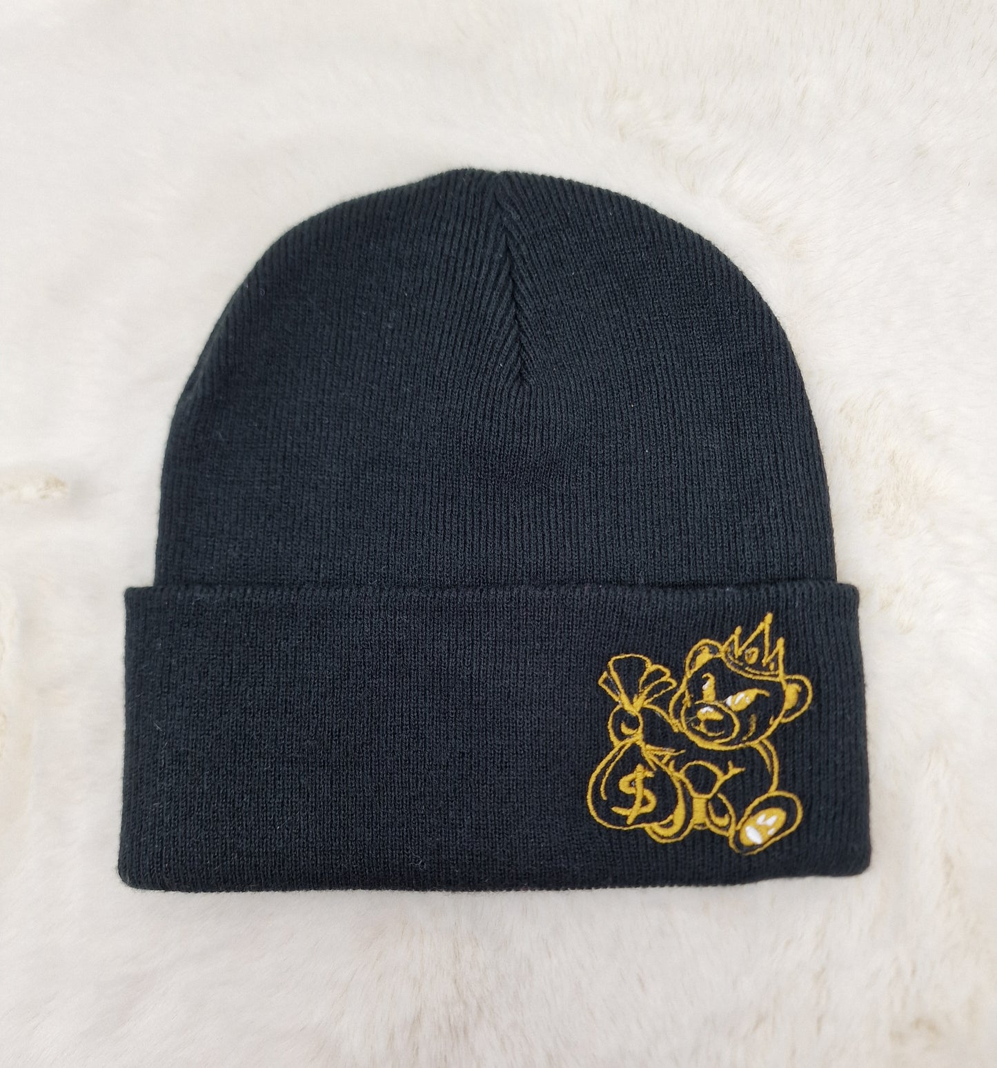 Embroidered Gangsta Teddy beanie