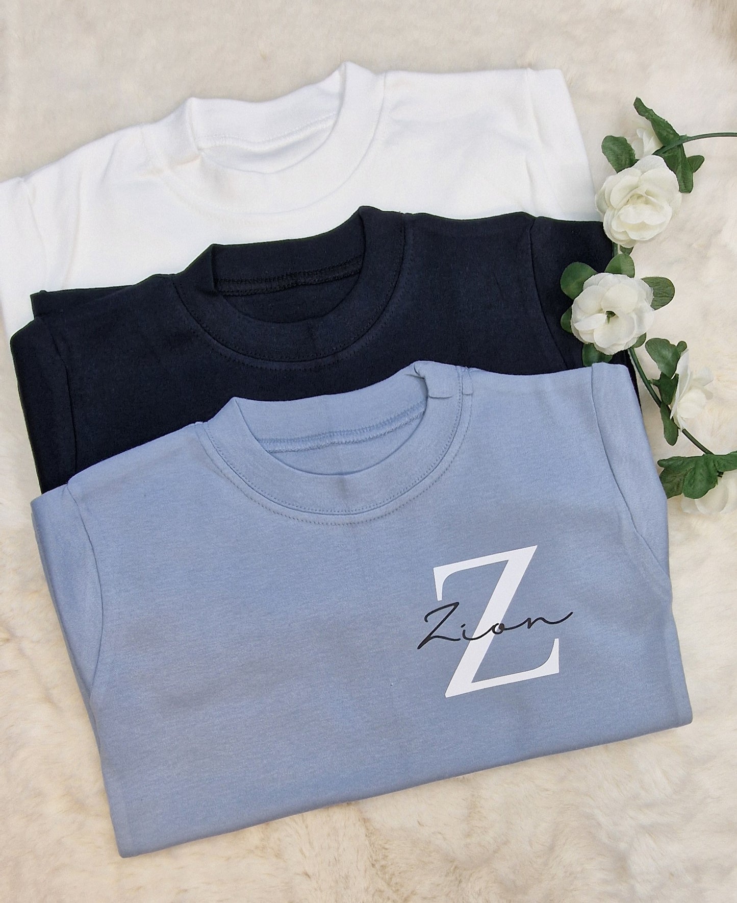 Children's Personalised Initial T-shirt