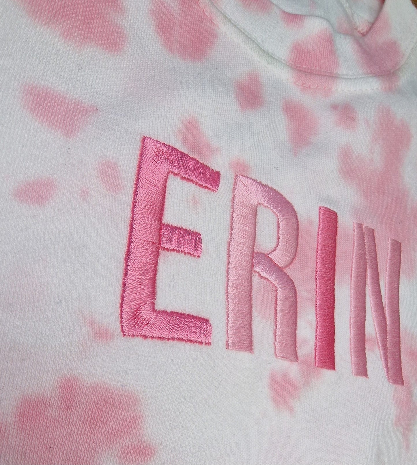 Personalised Embroidered Short Set