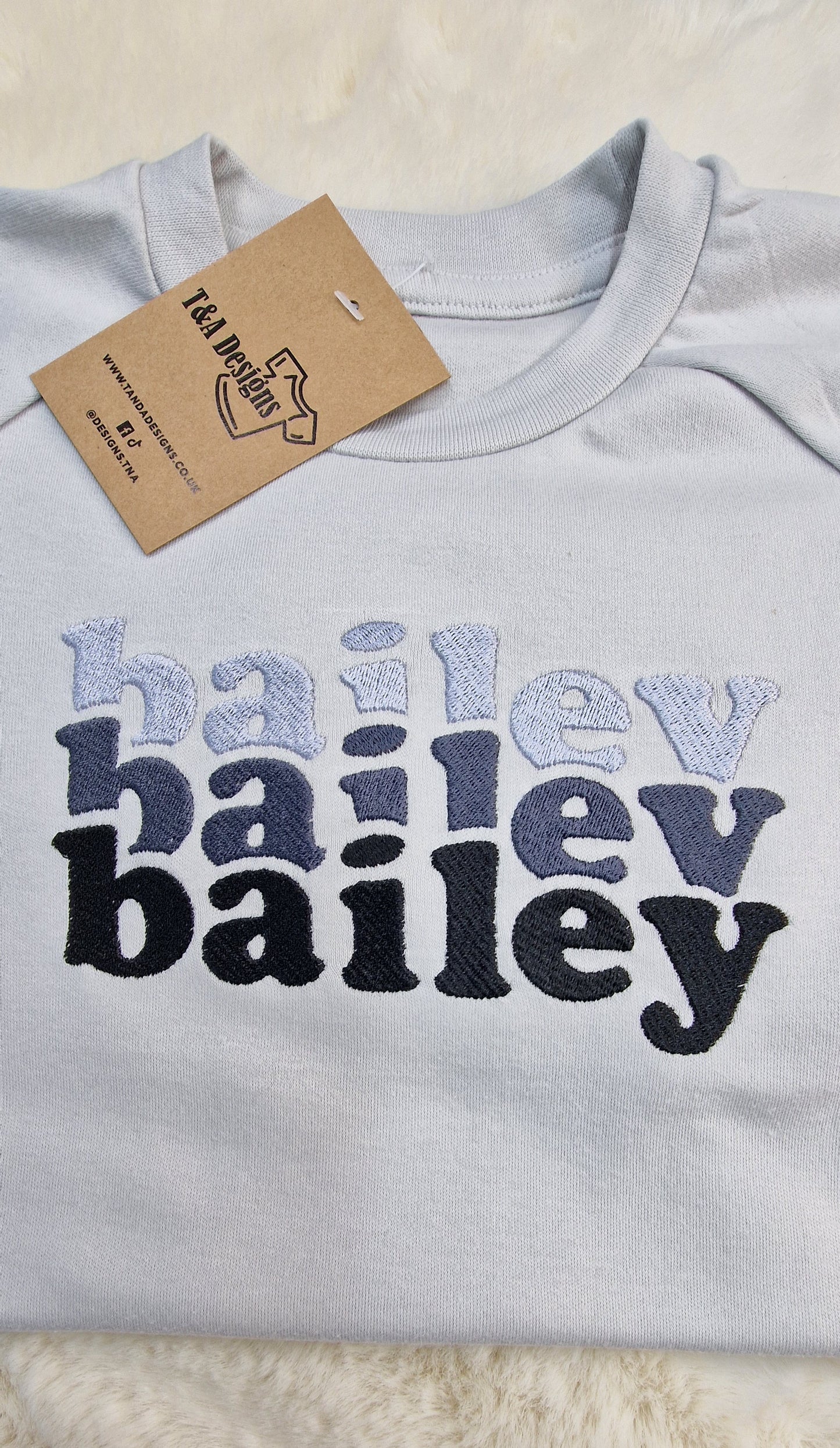 Personalised embroidered lightweight Cotton loungewear set