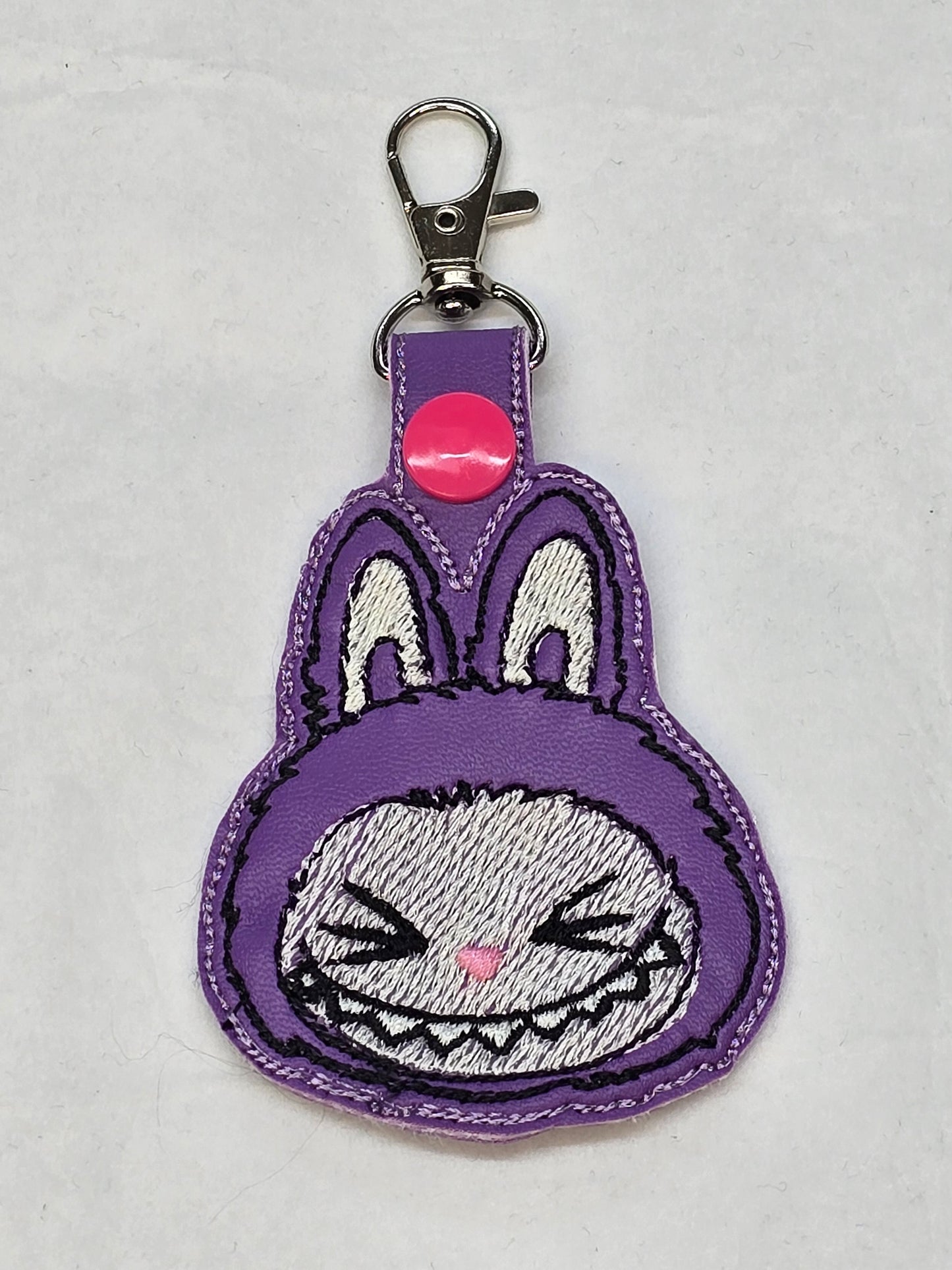 Labubu face keyrings