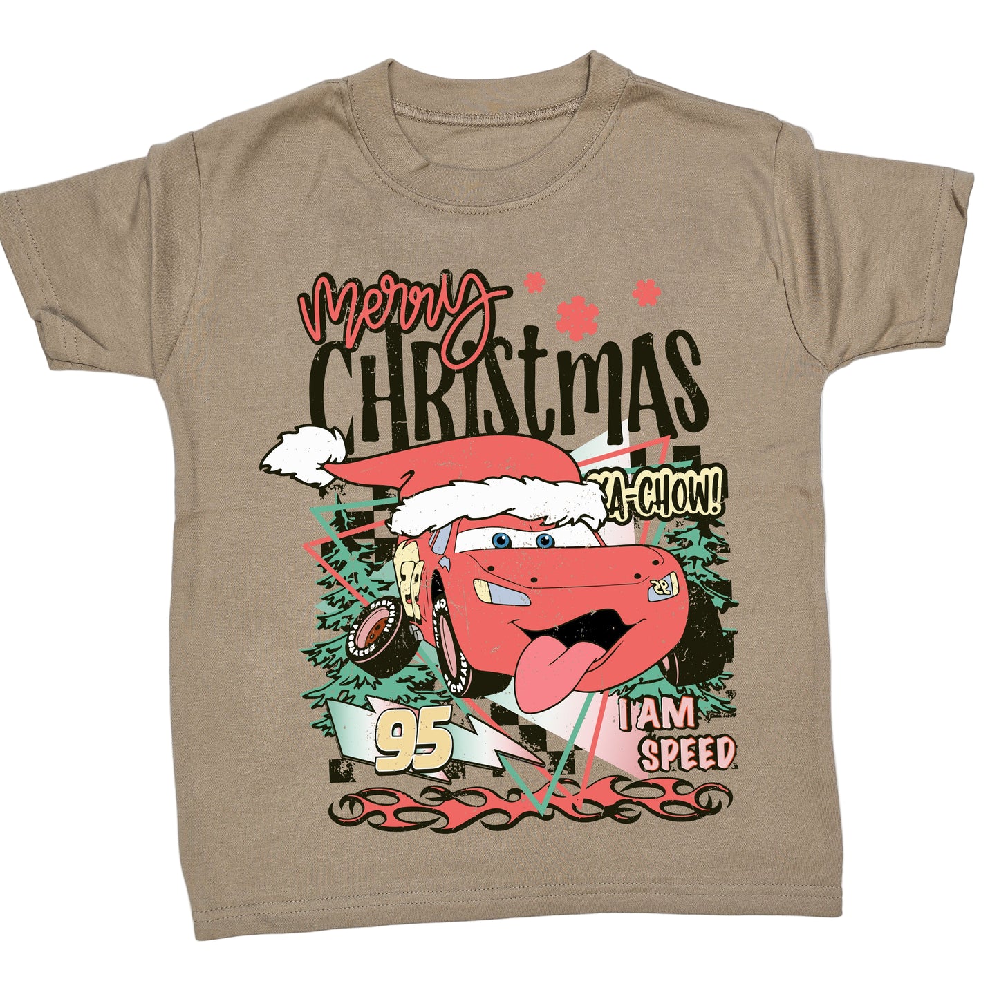 Kids Racing Car Christmas T-shirt!