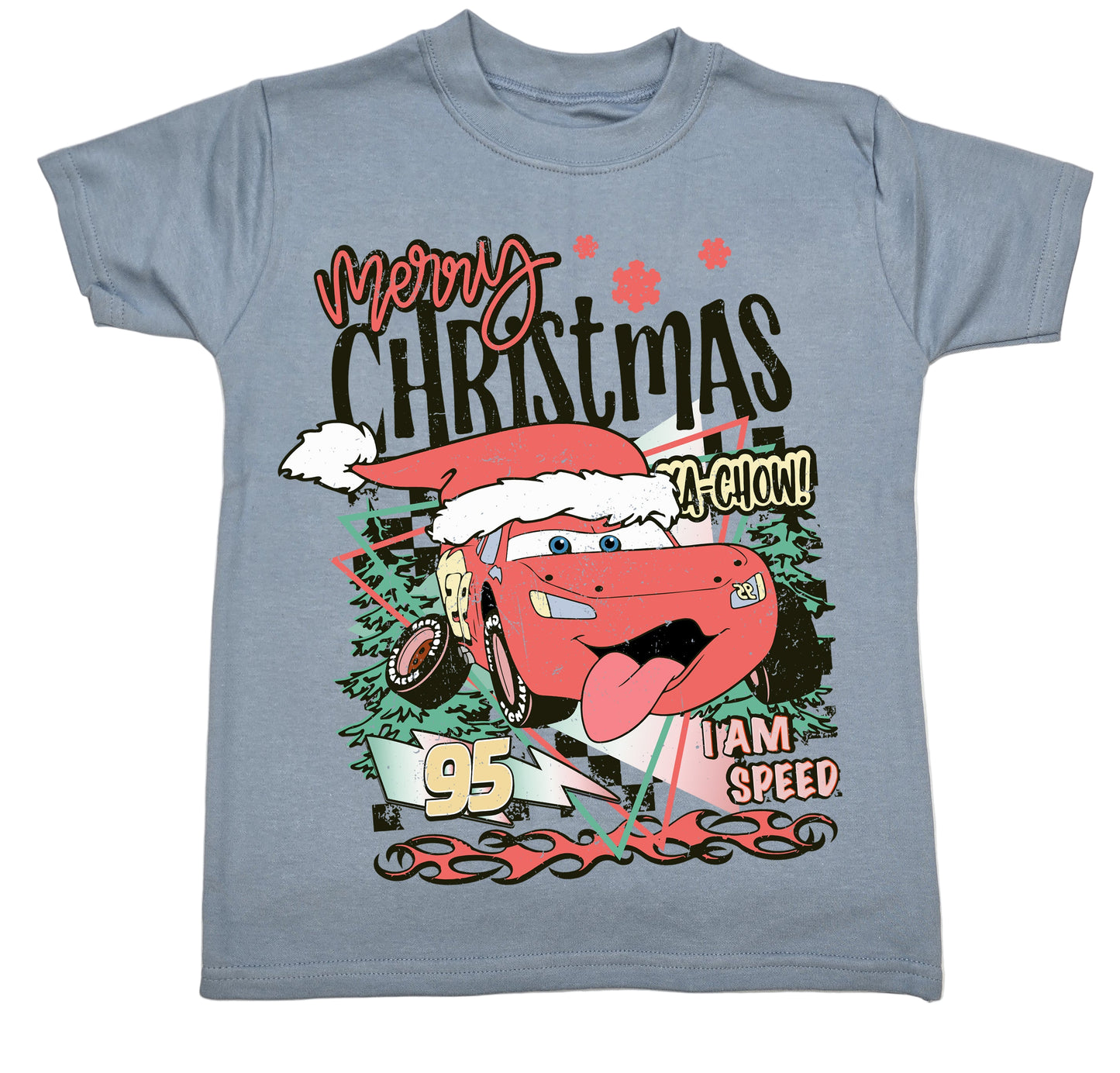 Kids Racing Car Christmas T-shirt!