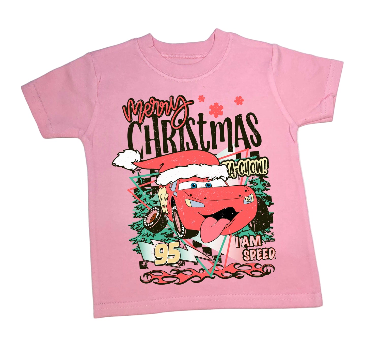 Kids Racing Car Christmas T-shirt!