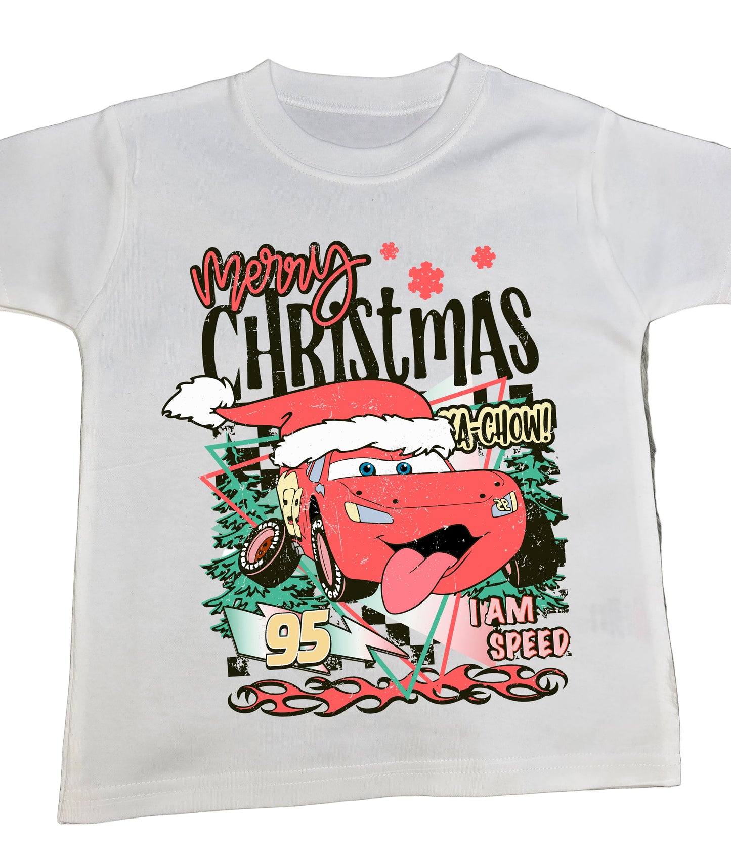 Kids Racing Car Christmas T-shirt!