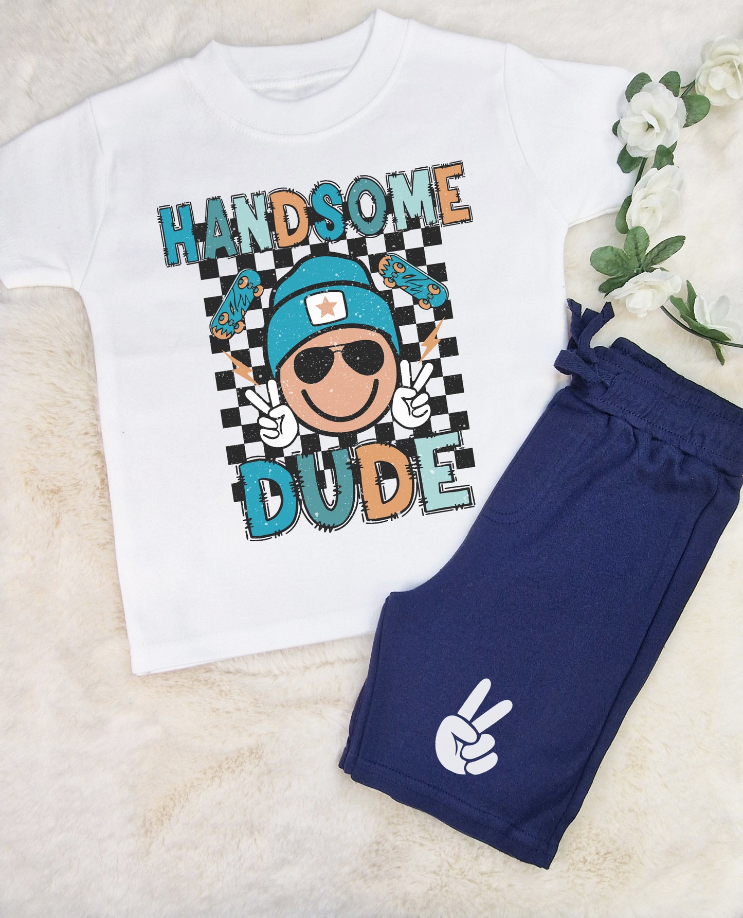 Handsome Dude shorts set