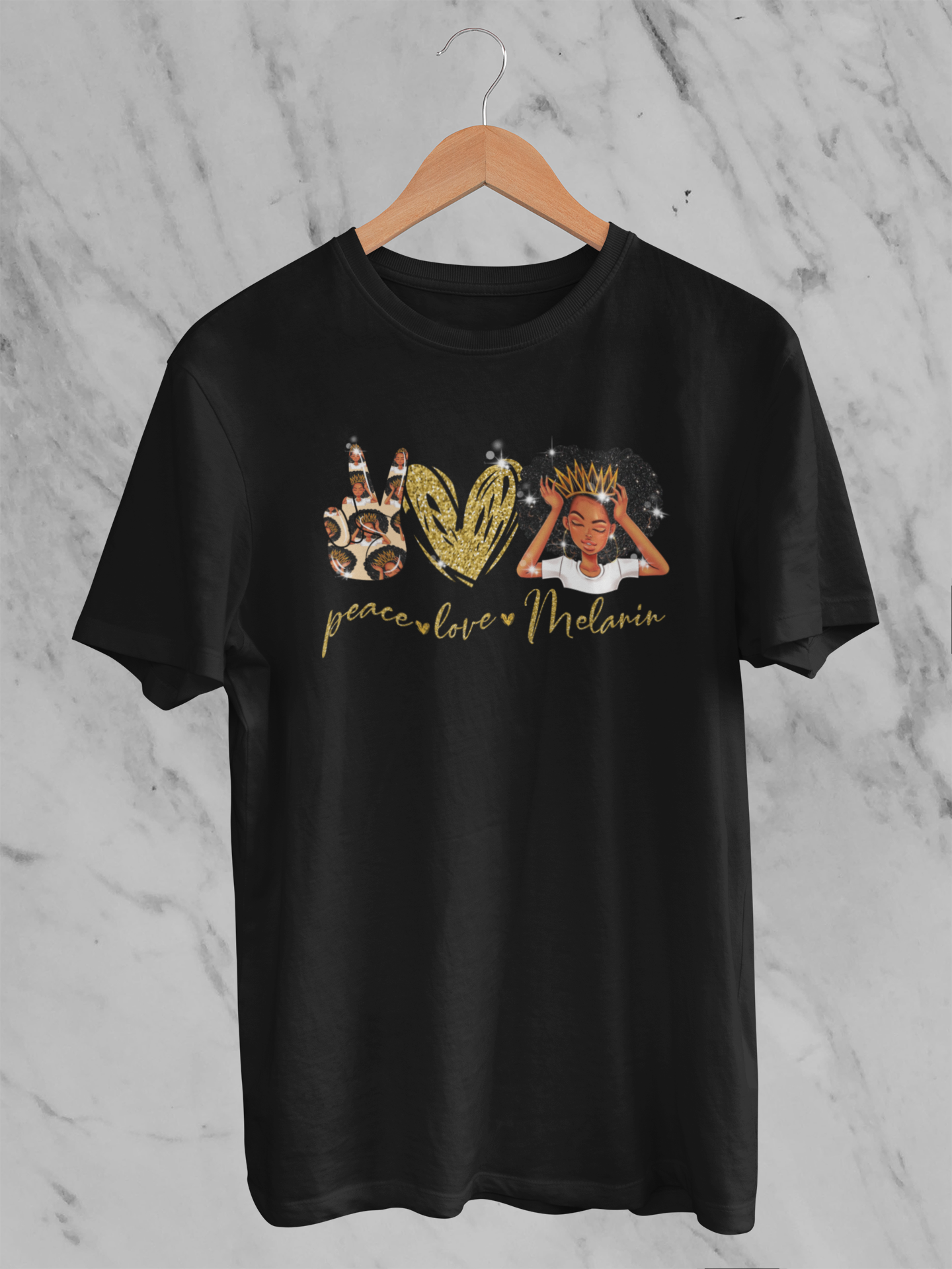 Peace Love Melanin Tee