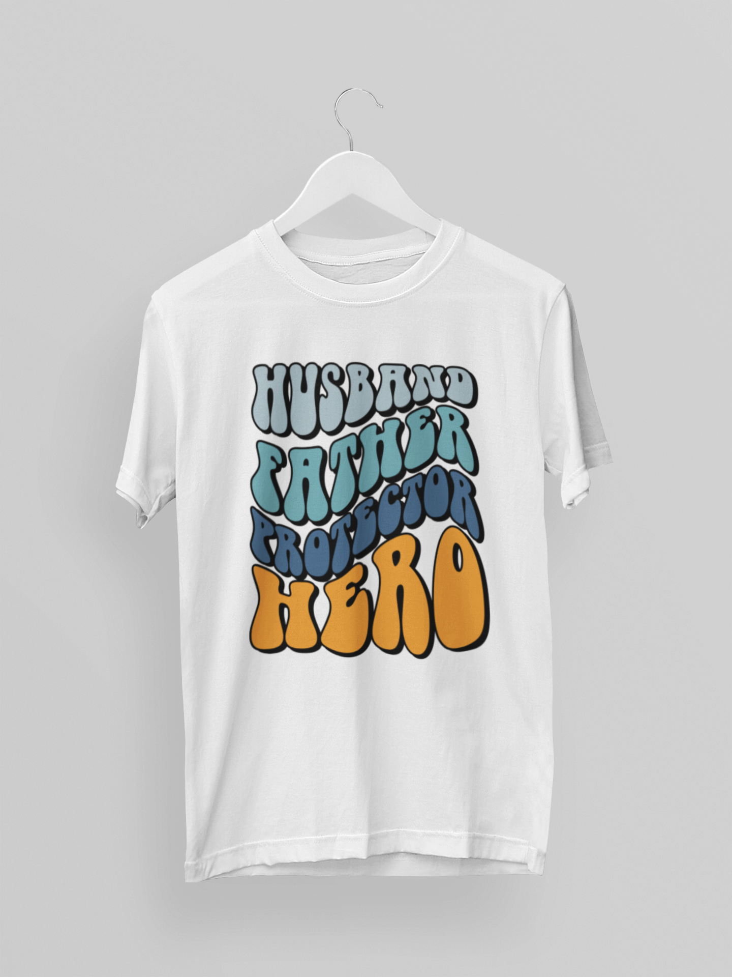 Husband Father Protector Hero T-shirt