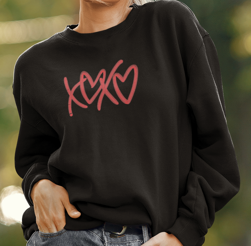 XOXO Embroidered Sweatshirt