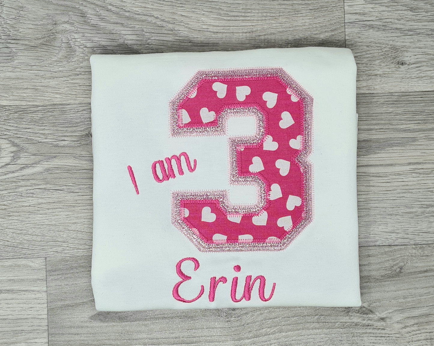 Personalised College Varsity style Birthday Tee