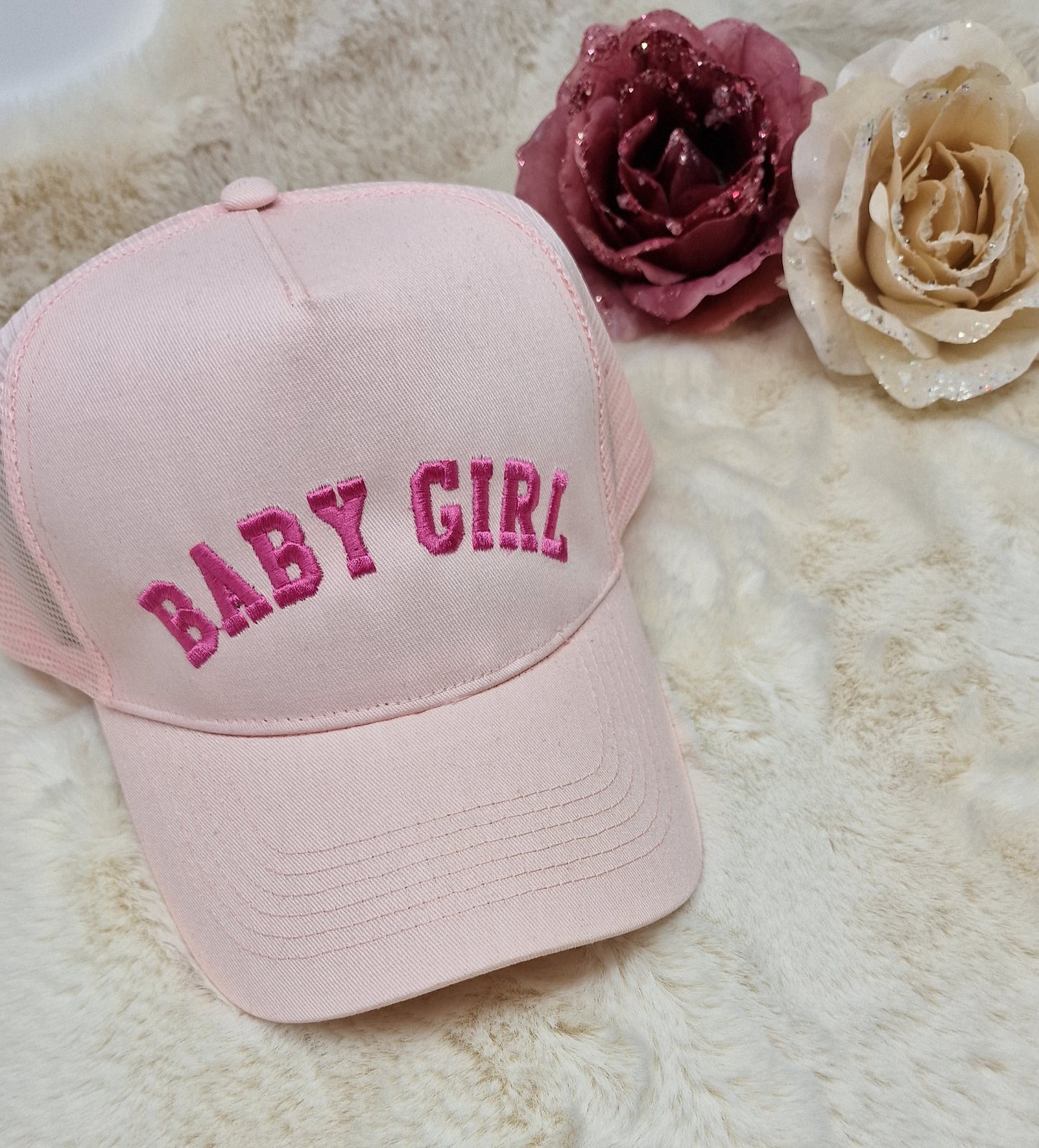 Adult Baby Girl Retro style snap back trucker Cap