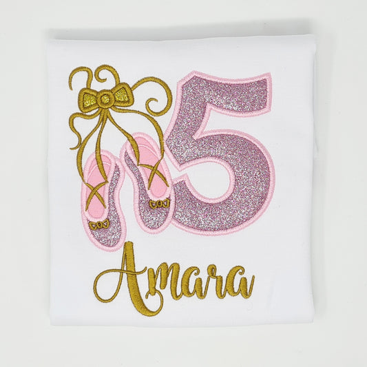 Ballerina shoes T-shirt