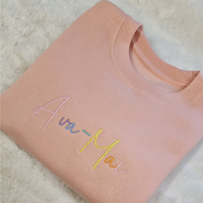 Personalised Embroidered Sweatshirt