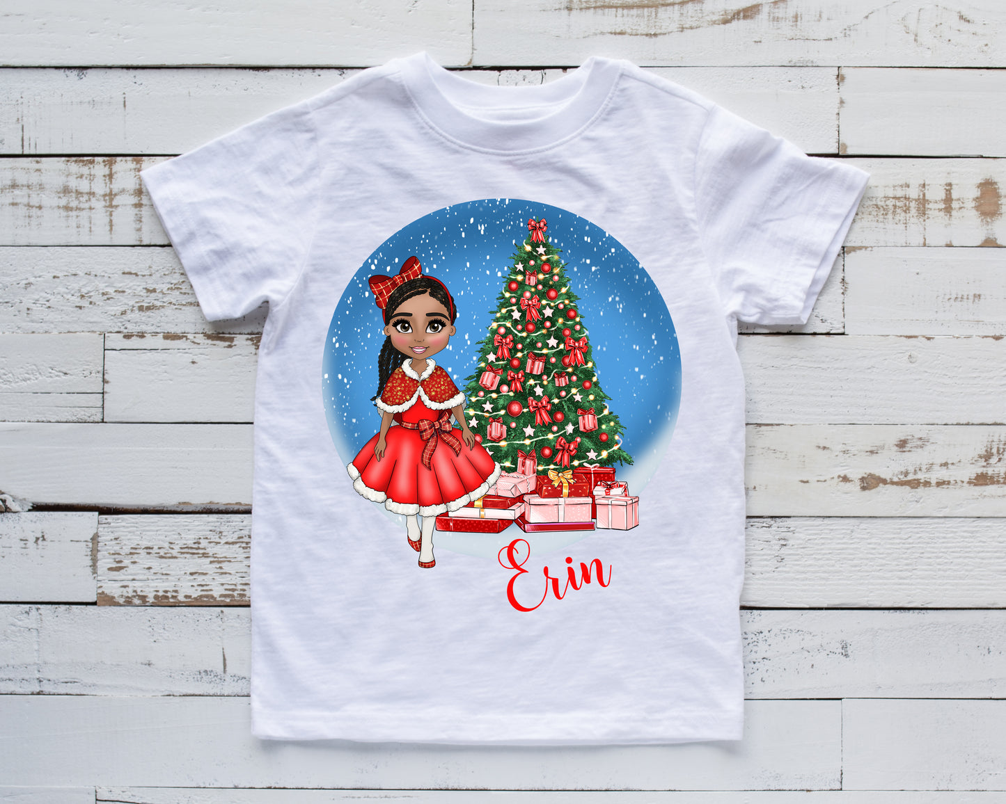 Personalised Christmas Doll Top