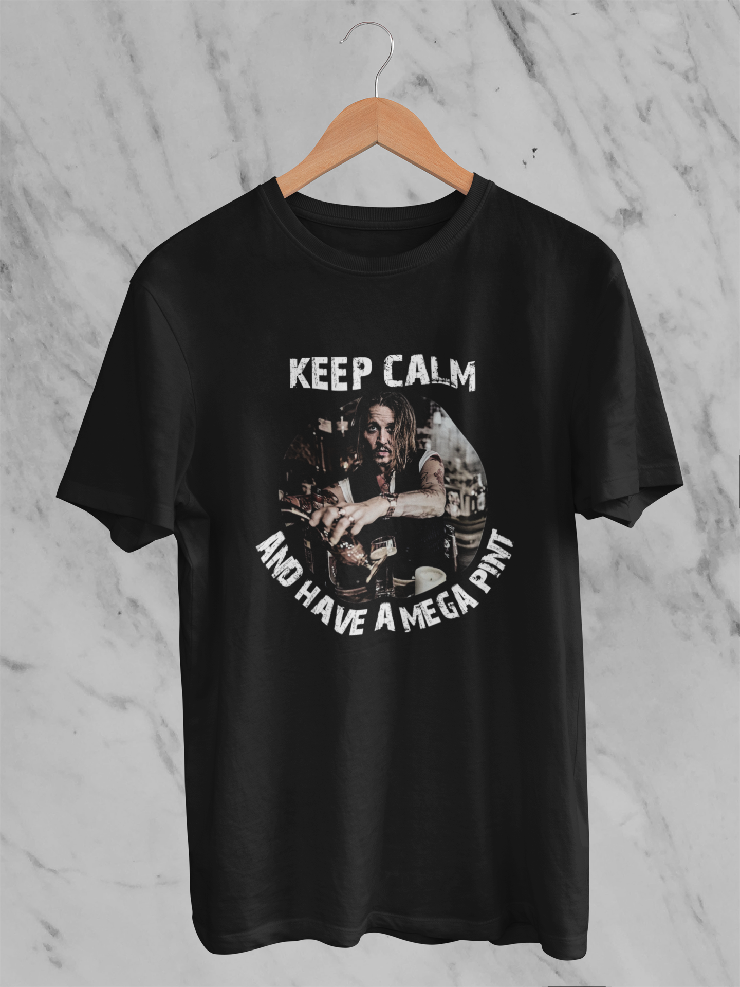 Keep calm and have a mega pint tee