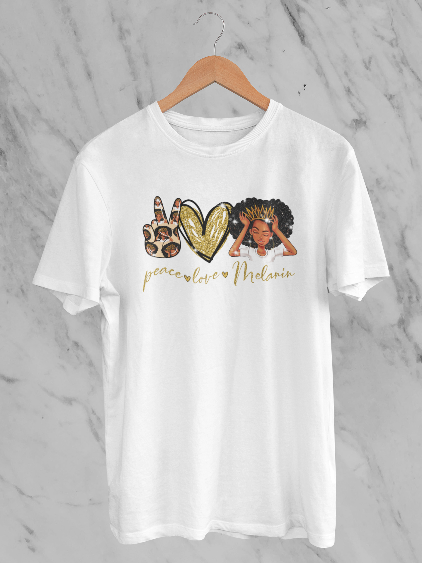 Peace Love Melanin Tee
