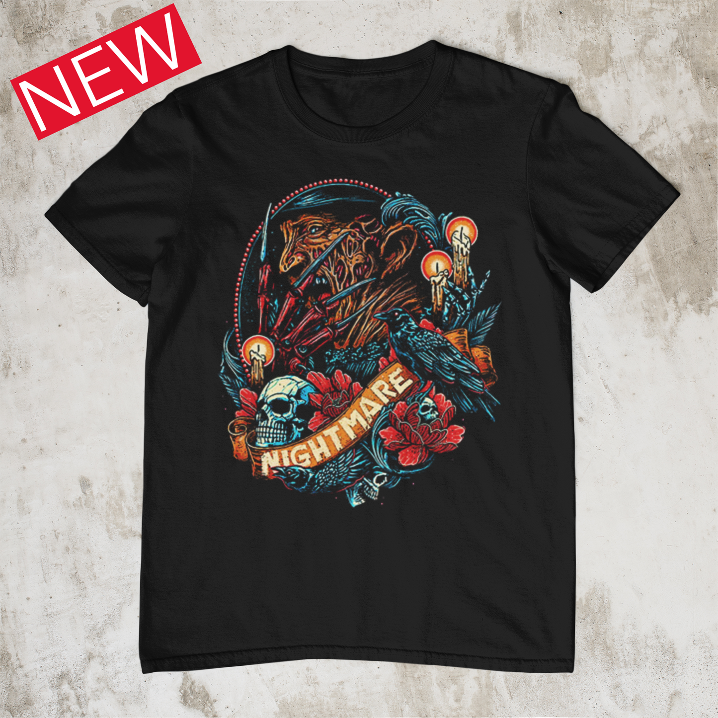 Nightmare Halloween Graphic Tee