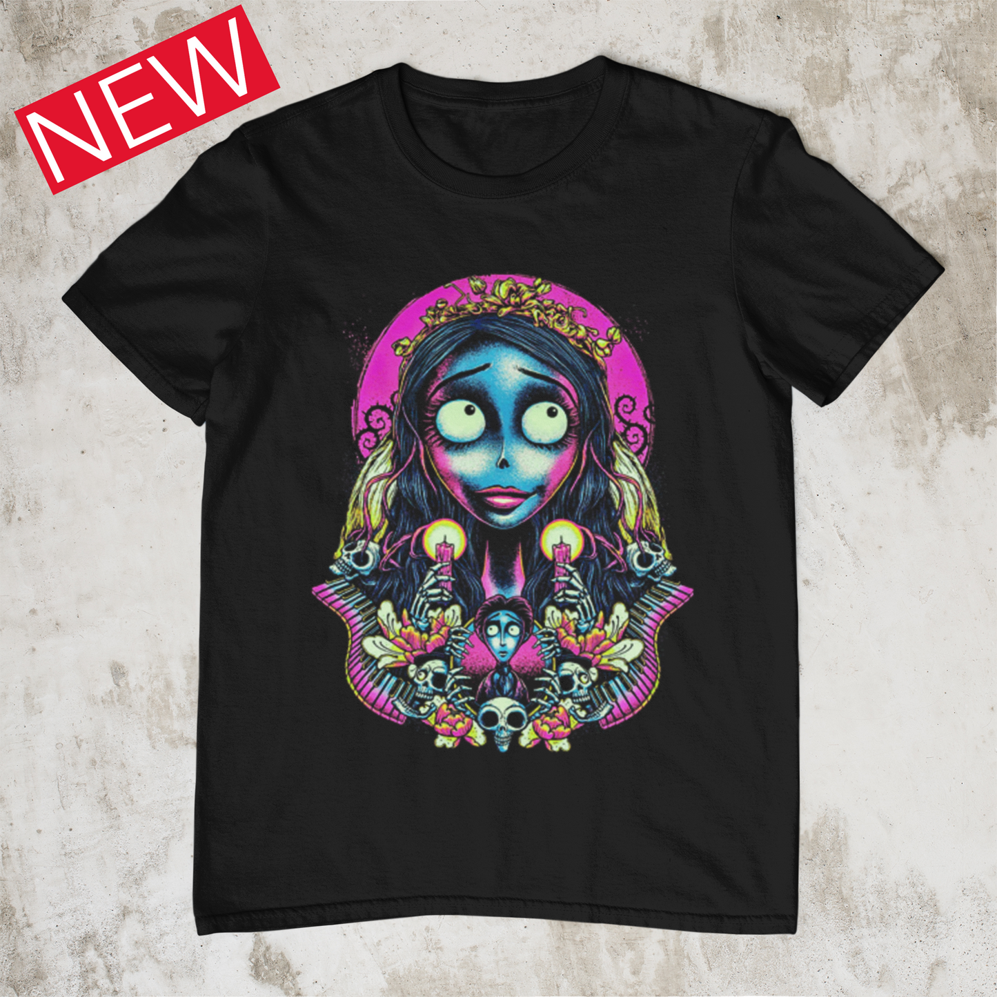Corpse Bride Halloween Graphic Tee
