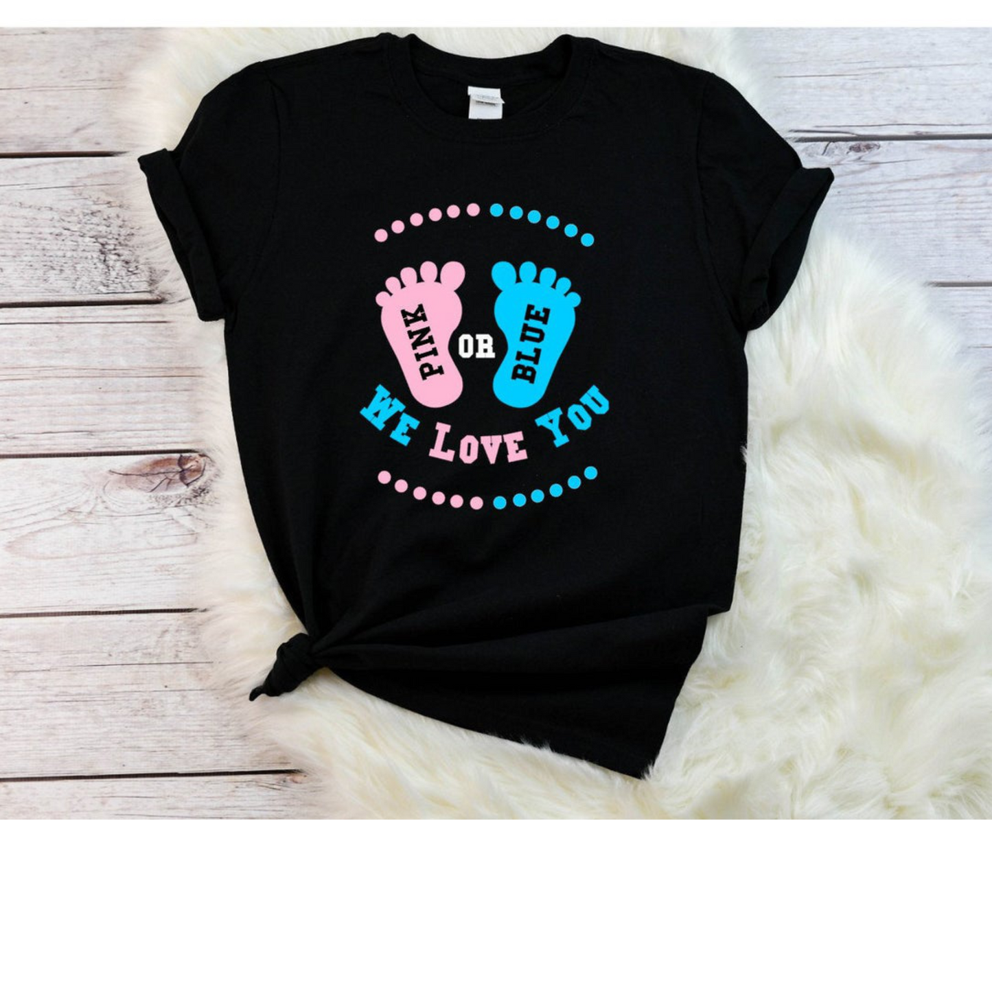 Gender reveal tshirt