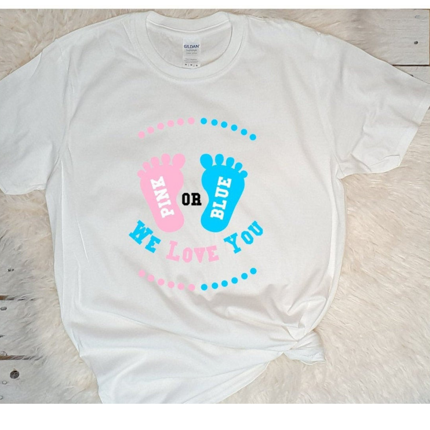 Gender reveal tshirt