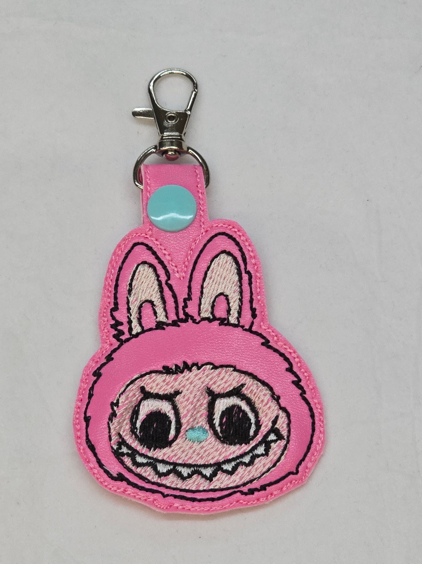 Labubu face keyrings