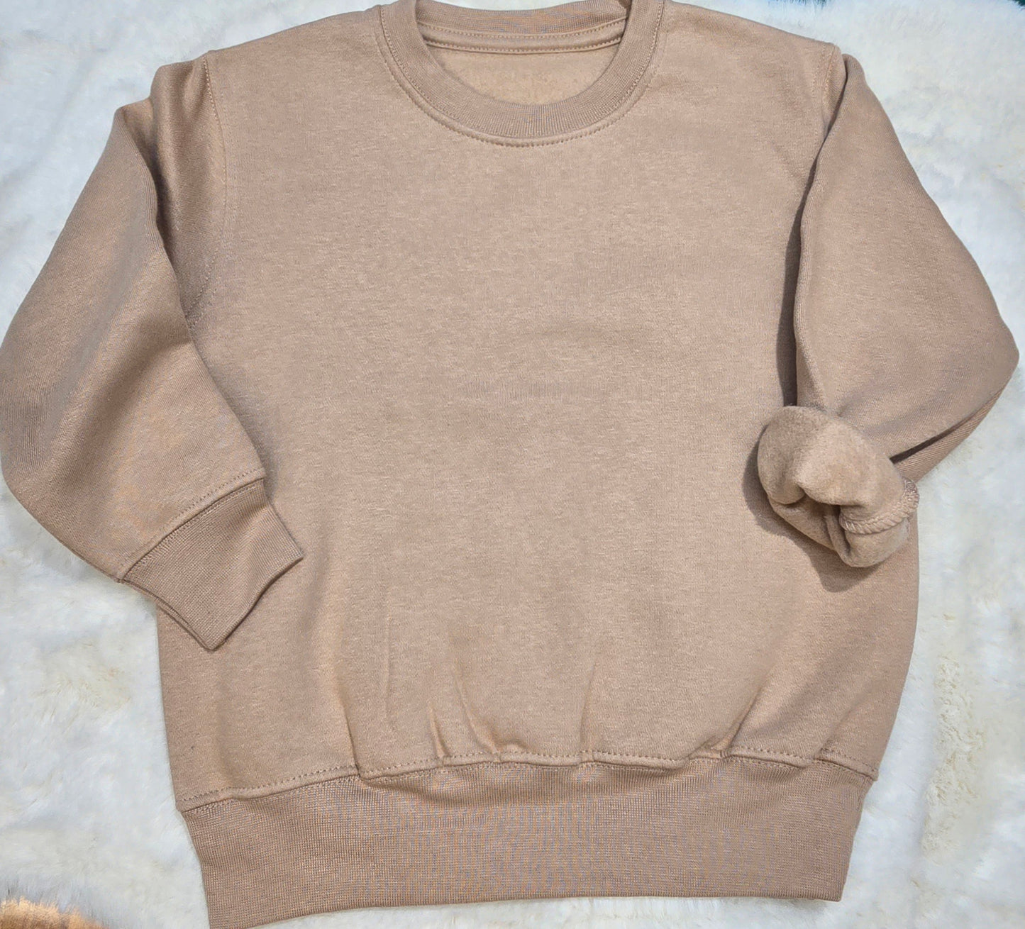 Kids embroidered custom  sweater design