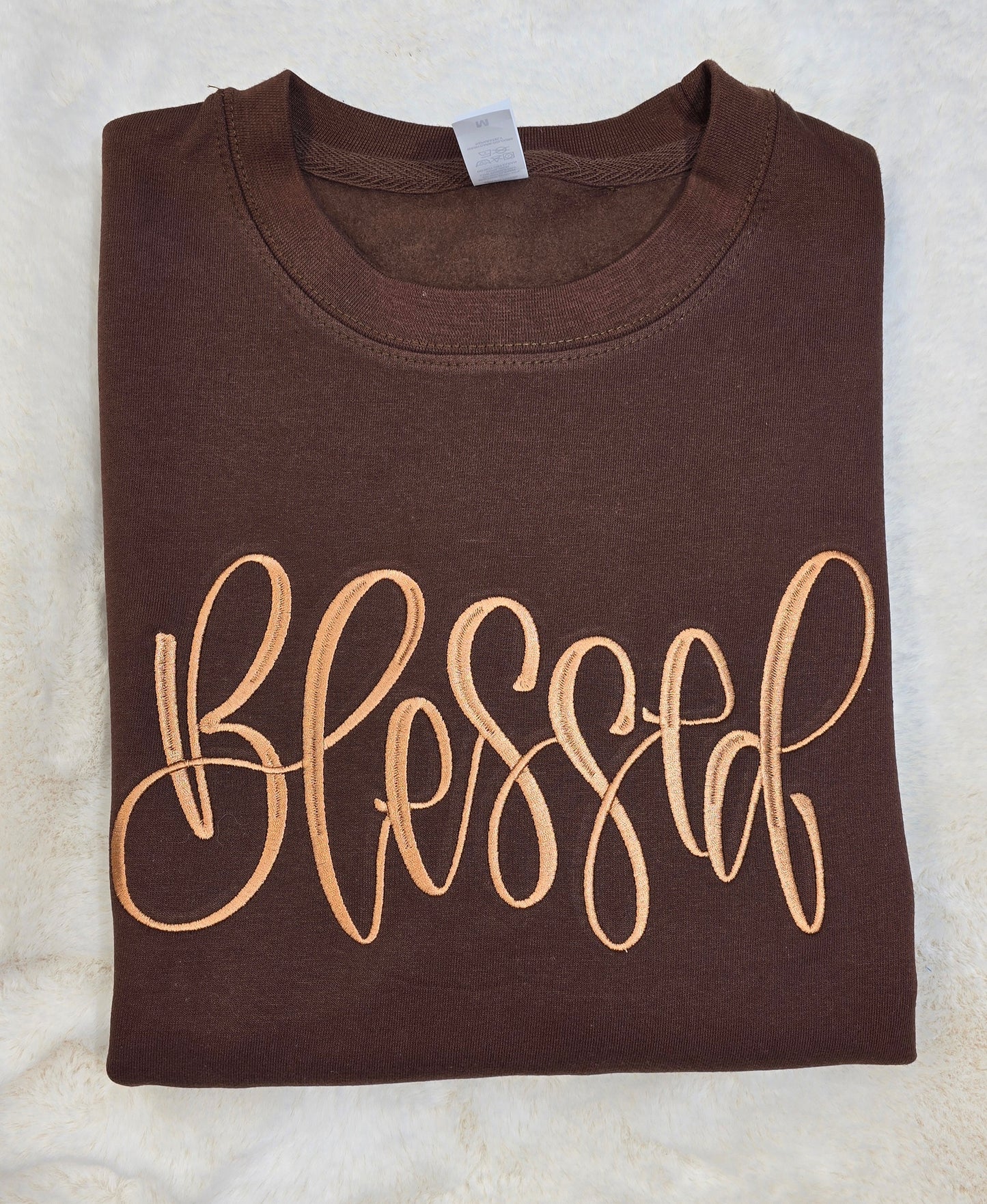 Blessed Embroidered Sweater