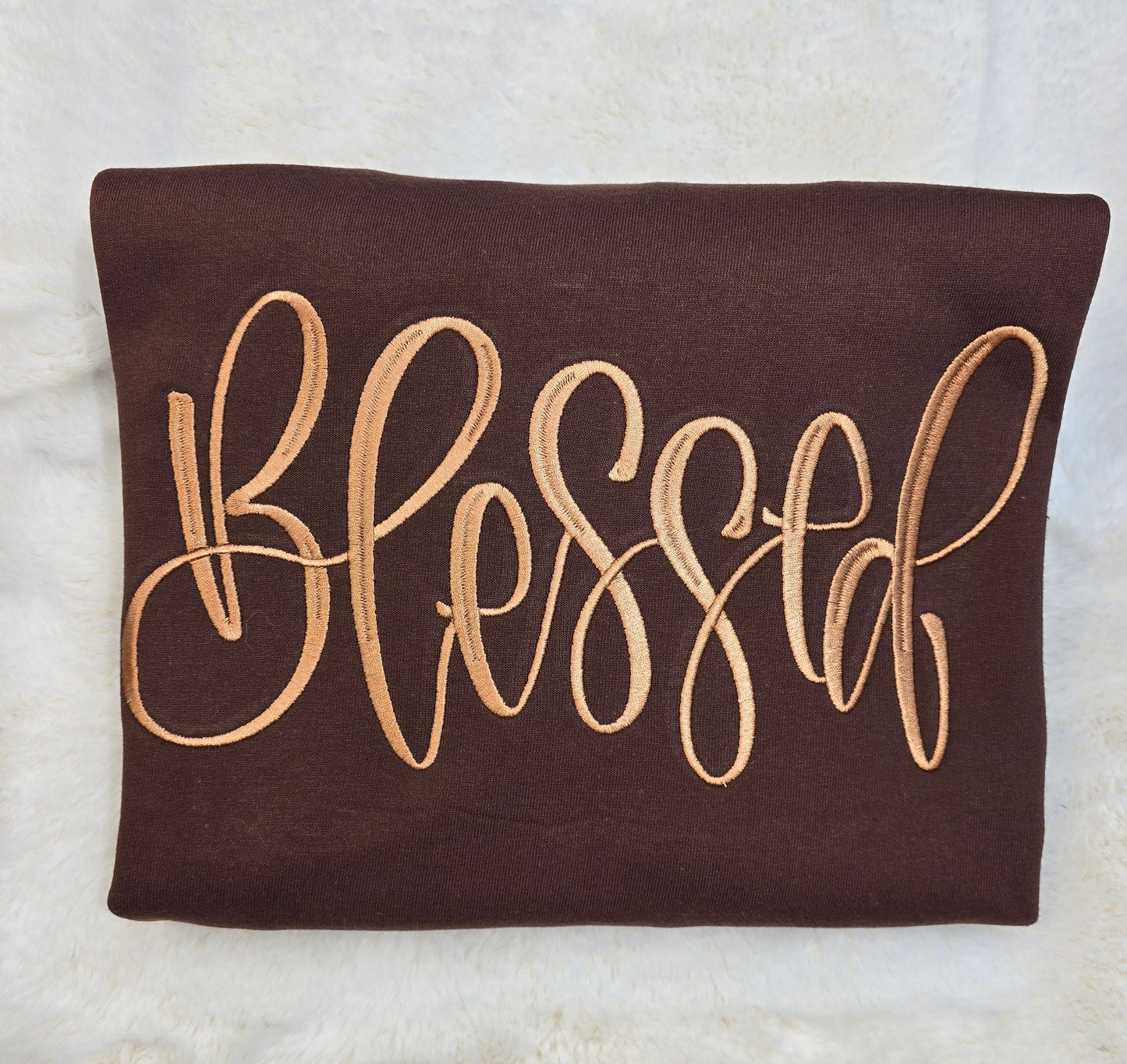 Blessed Embroidered Sweater