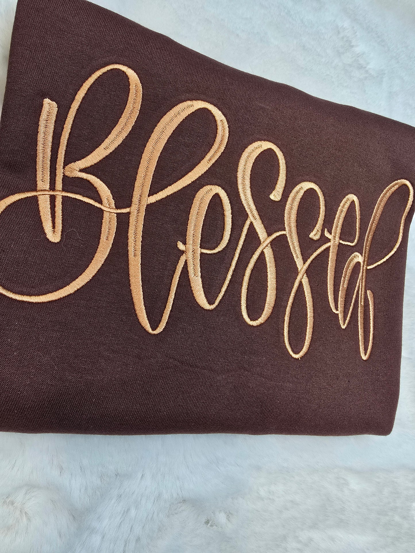 Blessed Embroidered Sweater