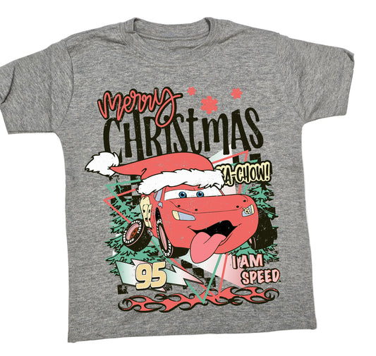 Kids Racing Car Christmas T-shirt!
