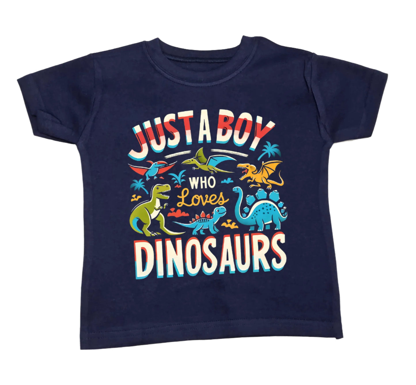 Just a boy who loves dinosaurs shorts set
