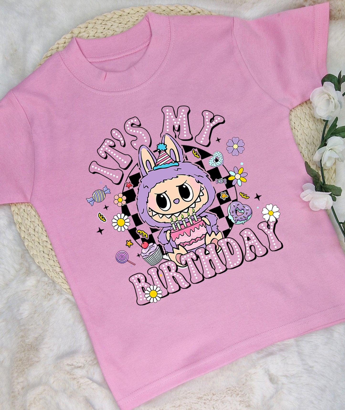 Cute monster bear Birthday t-shirt