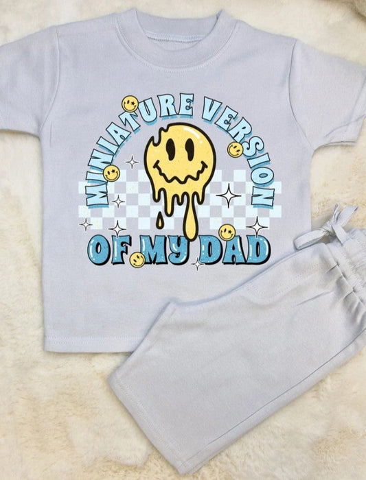 Miniature version of my dad shorts & T-shirt Set