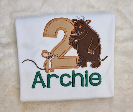 Gruffalo inspired birthday tshirt