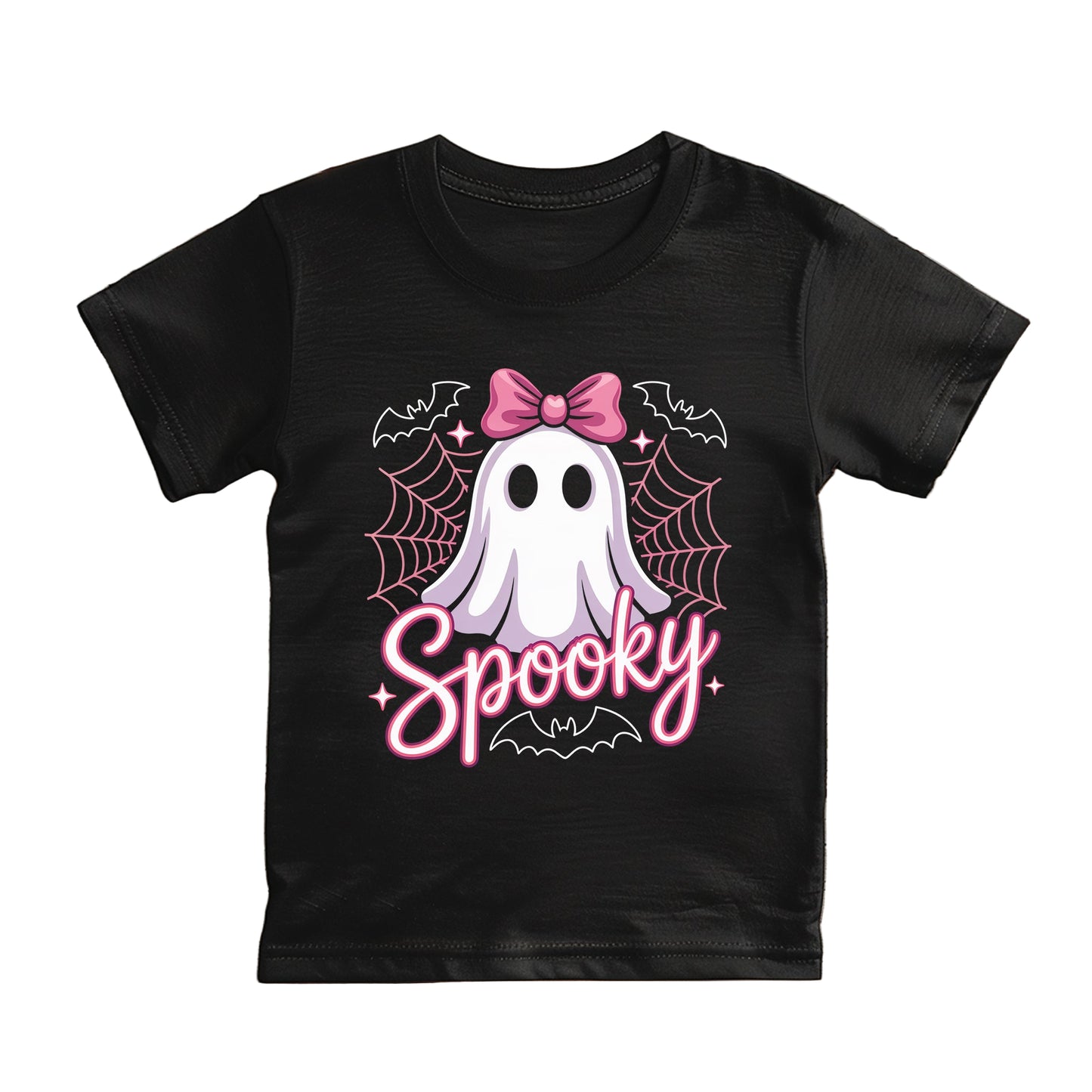 Spooky ghost halloween  graphic T-shirt