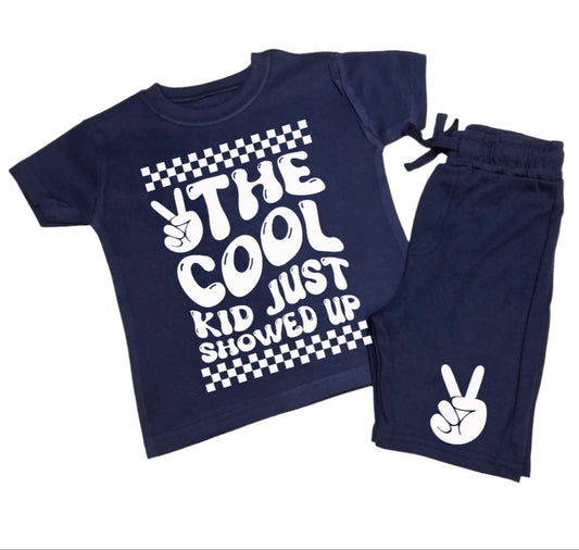 The Cool Kid just showed up Shorts and t-shirt set