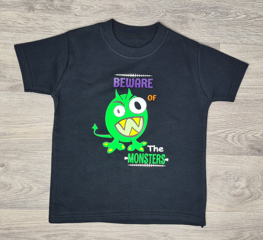 Beware of the Monsters Tee